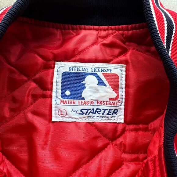 Vintage 80s Cardinals Satin Starter Jacket - Picture 3 of 5